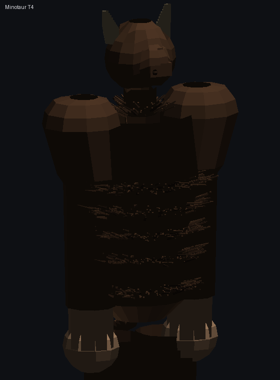 Shadow Life Minotaur evolved character preview